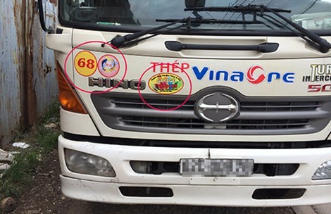 Logo 68 là tiền thân của logo “Garage Thành Đô”. (Ảnh do công an cung cấp)