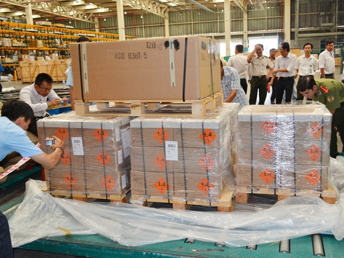 144.000 viên đạn nhập khẩu trái phép vào TP.HCM ảnh 1 144.000 viên đạn nhập khẩu trái phép vào TP.HCM ảnh 1