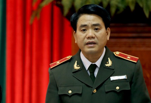 Thiếu tướng Nguyễn Đức Chung, Giám đốc công an thành phố được giới thiệu để bầu vào chức danh Chủ tịch UBND thành phố Hà Nội. Ảnh: Bá Đô.