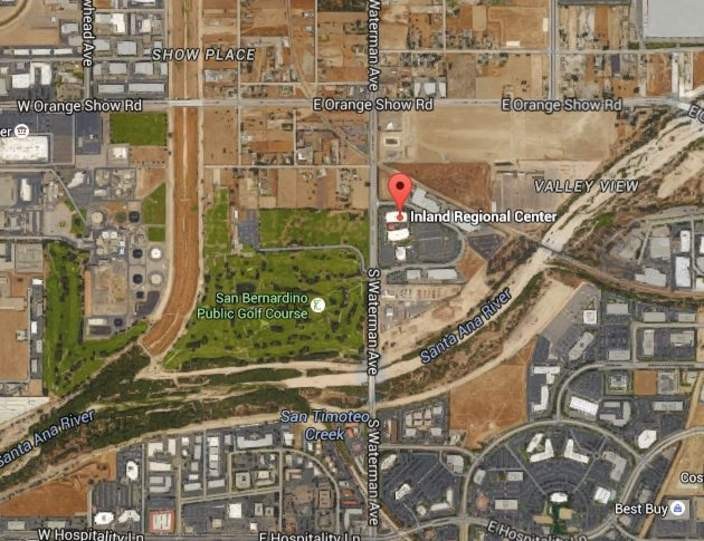 Vị trí tòa nhà xảy ra vụ nổ súng. (Ảnh: BBC) Vị trí tòa nhà xảy ra vụ nổ súng. (Ảnh: BBC)