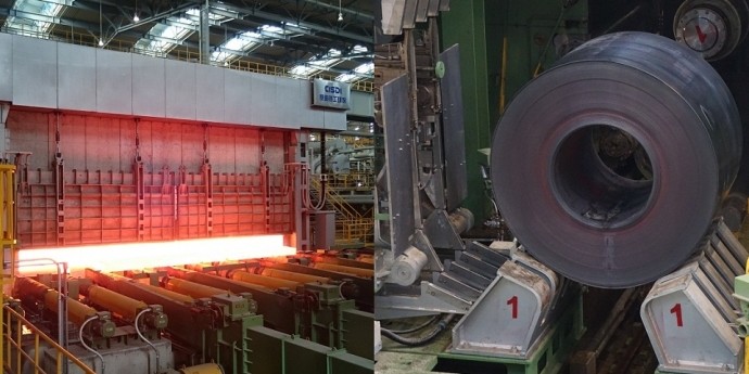 Sản phẩm thép cán nóng đầu tiên của Formosa Hà Tĩnh vừa ra lò Sản phẩm thép cán nóng đầu tiên của Formosa Hà Tĩnh vừa ra lò