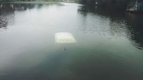 Clip nữ lái xe lùi xế hộp "tắm hồ" giữa trời lạnh 6 độ C ở Hà Nội  ảnh 2