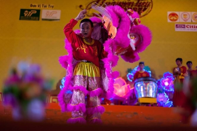 Lân nhí - Ảnh: Sơn Khôi