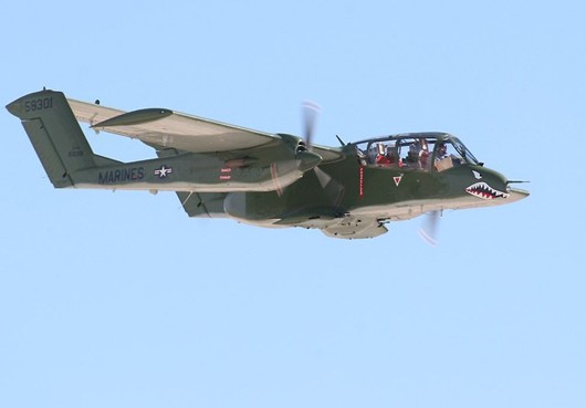 Một chiếc OV-10 2 người lái từng được biên chế trong lực lượng Hải quân đánh bộ Mỹ. Ảnh: Navytimes