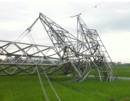 Kiểm tra toàn diện hệ thống đường dây 500kV đổ sập cột truyền tải