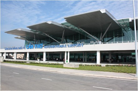 Cảng Hàng không quốc tế Cần Thơ chỉ đạt công suất trên 15% trên mức thiết kế 2 triệu khách. Ảnh: T.C.A Cảng Hàng không quốc tế Cần Thơ chỉ đạt công suất trên 15% trên mức thiết kế 2 triệu khách. Ảnh: T.C.A