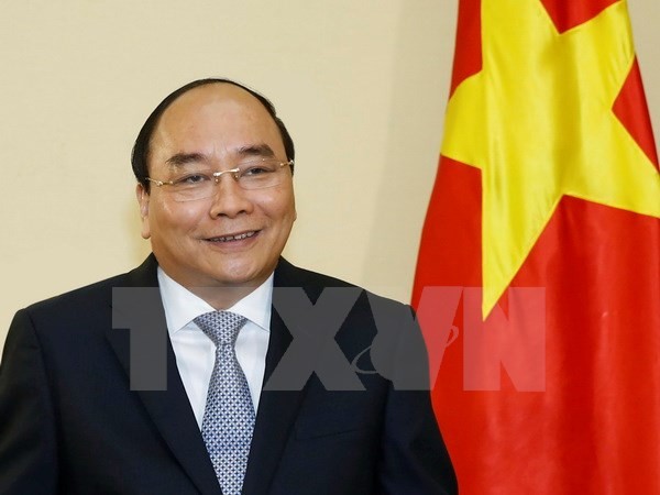 Thủ tướng Chính phủ Nguyễn Xuân Phúc tiếp và trả lời phỏng vấn của một số hãng thông tấn, báo chí lớn của Nhật Bản . (Ảnh: Thống Nhất/TTXVN)