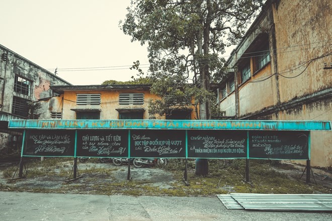 Ngắm nhìn hình ảnh cuối cùng trước ngày di dời của nhà Dệt Nam Định ảnh 4 Ngắm nhìn hình ảnh cuối cùng trước ngày di dời của nhà Dệt Nam Định ảnh 4