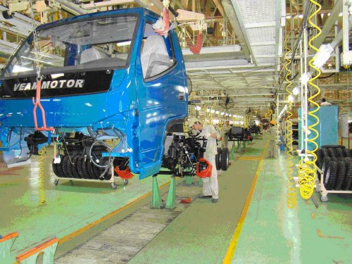 VEAM có nhà máy sản xuất xe tải tại Thanh Hóa.