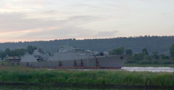 Chiến hạm Gepard Việt Nam trên sông Volga ra Biển Đen ảnh 3