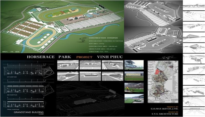 Dự án Khu phức hợp trường đua ngựa quốc tế và công trình thể thao, giải trí sẽ có trường đua ngựa, sân golf 72 lỗ, câu lạc bộ cưỡi ngựa và polo, khu nhà ở và biệt thự...