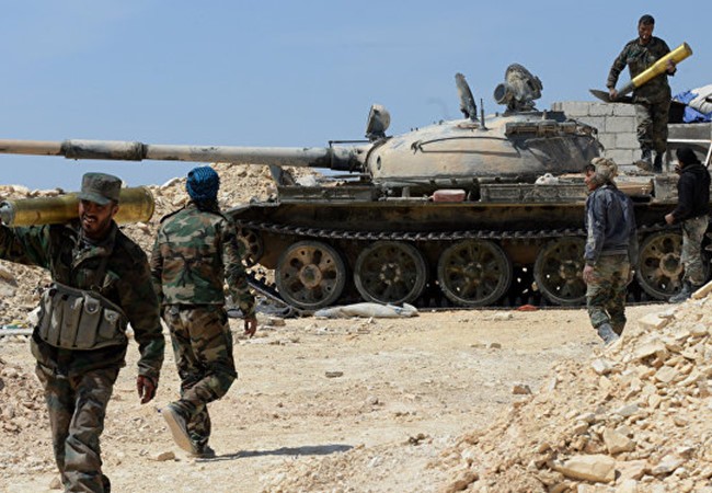 Quân đội Syria tấn công ở Aleppo