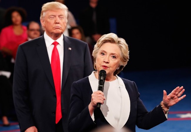 Cuộc tranh luận trực tiếp thứ hai giữa bà Hillary và ông Trump diễn ra sáng 10/10 theo giờ Việt Nam