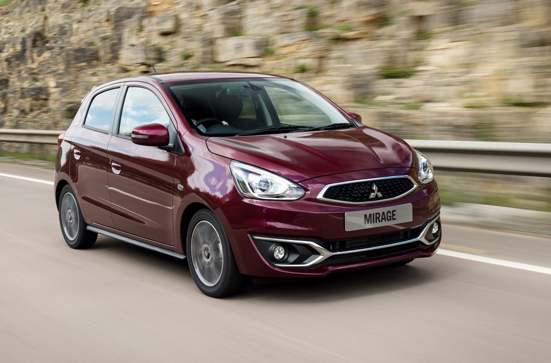 Giá bán Mitsubishi Mirage bản số sàn hiện đã thấp hơn cả mẫu xe cùng phân khúc của Hàn Quốc. Ảnh: Mitsubishi