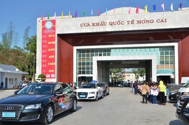 Xe đeo biển Trung Quốc được vào sâu trong đất Việt Nam 180 km. Ảnh: Báo Quảng Ninh