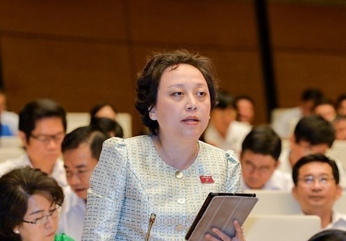 Đại biểu Phạm Khánh Phong Lan. Ảnh: Quốc hội Đại biểu Phạm Khánh Phong Lan. Ảnh: Quốc hội