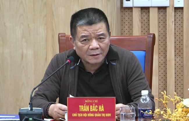 Ông Trần Bắc Hà. Nguồn: BIDV 