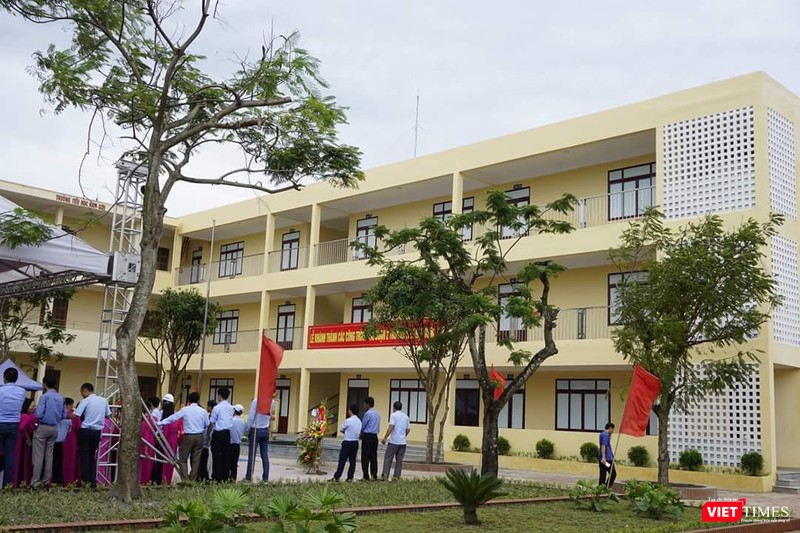 Trường Tiểu học Nam Sơn mới được xây dựng chỉ trong 30 ngày.