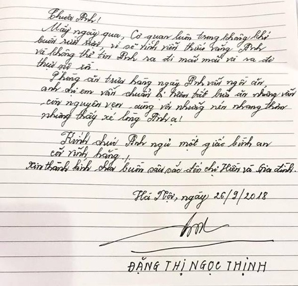 Quyền Chủ tịch nước Đặng Thị Ngọc Thịnh tiếc thương cố Chủ tịch nước Trần Đại Quang. Nguồn: Vnexpress