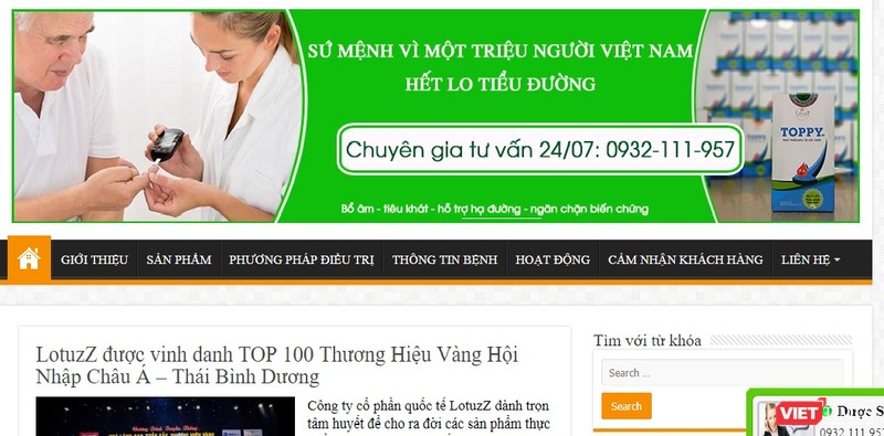 Website vừa chịu xử phạt