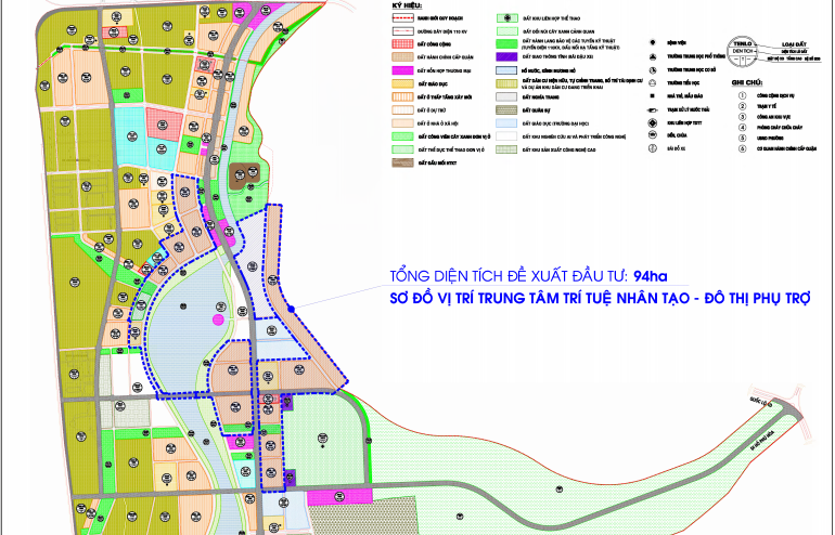 Dự án Trung tâm trí tuệ nhân tạo – Đô thị phụ trợ (Nguồn: Sở Kế hoạch và Đầu tư tỉnh Bình Định) Dự án Trung tâm trí tuệ nhân tạo – Đô thị phụ trợ (Nguồn: Sở Kế hoạch và Đầu tư tỉnh Bình Định)