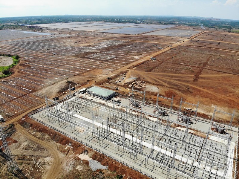 Dự án Nhà máy điện mặt trời Đá Bạc tại Khu công nghiệp Đá Bạc (Nguồn: Toji Group) Dự án Nhà máy điện mặt trời Đá Bạc tại Khu công nghiệp Đá Bạc