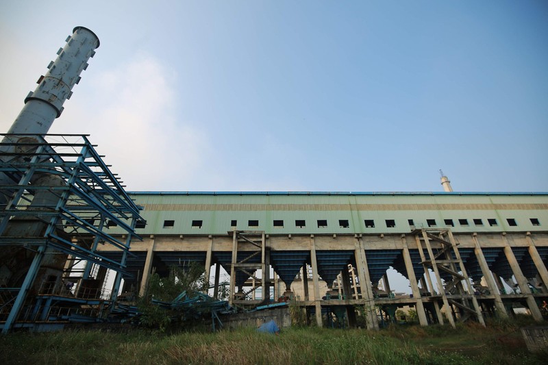 Nhà máy gang thép Thái Nguyên.