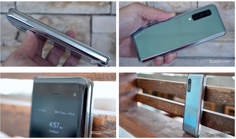 Một số góc chụp khác của chiếc Samsung Galaxy Fold (Ảnh: Android Authority)