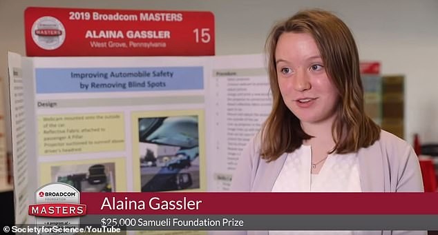 Alaina Gassler - cô gái 14 tuổi dành giải thưởng Samueli Foundation Prize (Ảnh: Dailymail) Alaina Gassler - cô gái 14 tuổi dành giải thưởng Samueli Foundation Prize (Ảnh: Dailymail)