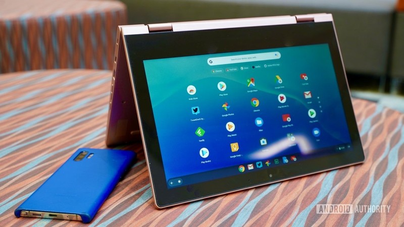 Máy sở hữu màn hình gập linh hoạt (Android Authority) Máy sở hữu màn hình gập linh hoạt (Android Authority)