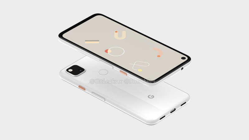 Có thể thấy viền máy của chiếc Pixel 4a là khá dày (Ảnh: 9mobiles) Có thể thấy viền máy của chiếc Pixel 4a là khá dày (Ảnh: 9mobiles)