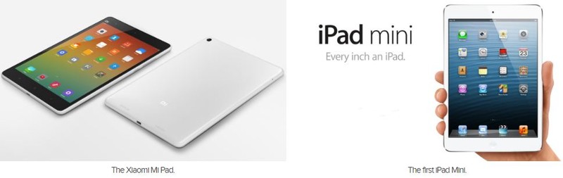 Thiết kế được cho là đạo nhái iPad Mini của chiếc Mi Pad (Ảnh: Android Authority)