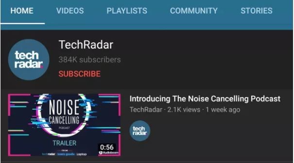 Chế độ "Dark Mode" Youtube trên iOS (Ảnh: Techradar) Chế độ "Dark Mode" Youtube trên iOS (Ảnh: Techradar)