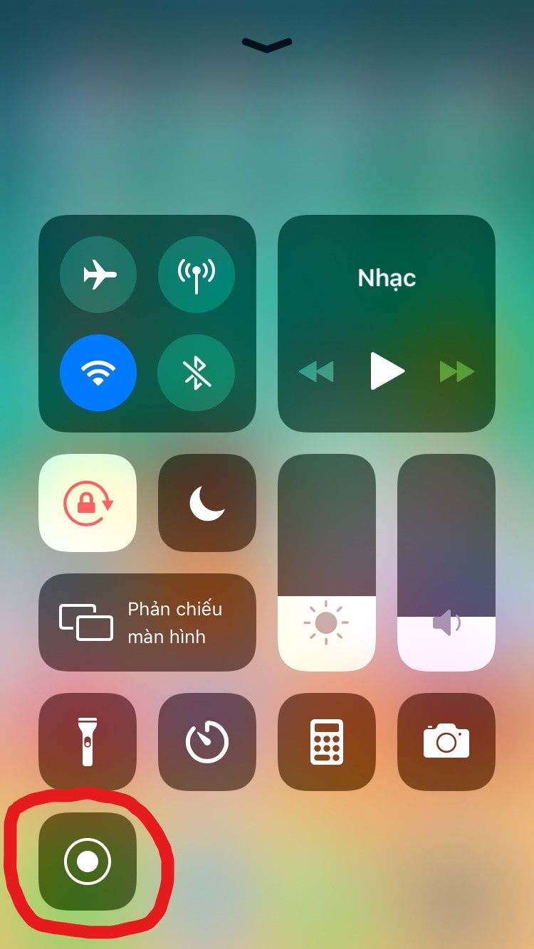 Nút quay màn hình trên iPhone và iPad (Ảnh: Internet) Nút quay màn hình trên iPhone và iPad (Ảnh: Internet)