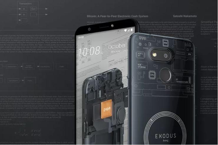 Chiếc smartphone blockchain Exodus của HTC (Ảnh; The Verge)