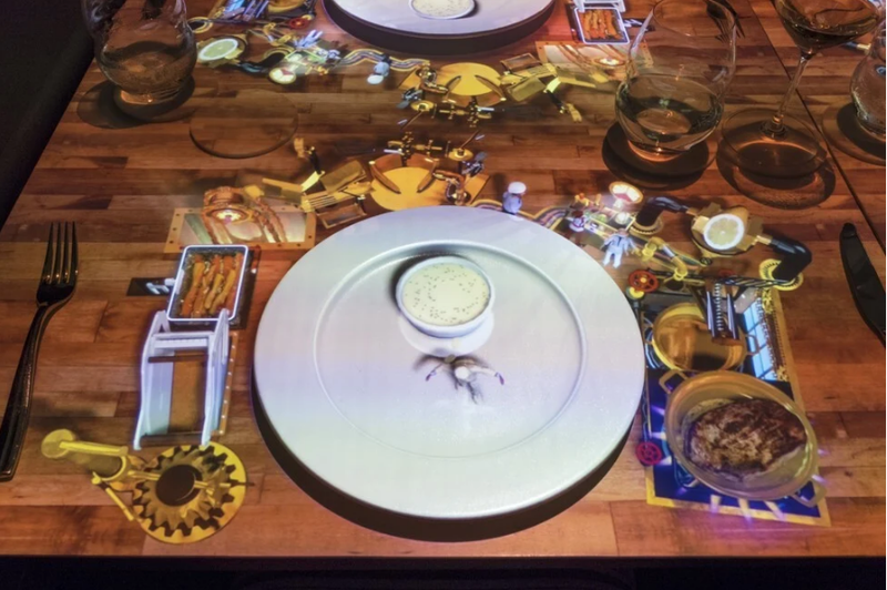 Với bữa ăn kỹ thuật số tại Park Hyatt Bangkok, thực khách sẽ được thưởng thức các món ăn từ khắp nơi trên thế giới (Ảnh: SCMP)