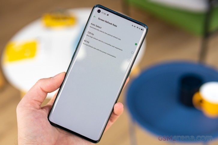 OPPO Find X2 có thể đặt tần số quét 120Hz ngay cả khi để độ phân giải 2K (Ảnh: GSMarena) OPPO Find X2 có thể đặt tần số quét 120Hz ngay cả khi để độ phân giải 2K (Ảnh: GSMarena)