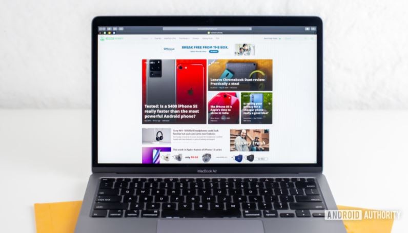 Macbook Air 2020 có chất lượng hiển thị tốt (Ảnh: Android Authority) Macbook Air 2020 có chất lượng hiển thị tốt (Ảnh: Android Authority)