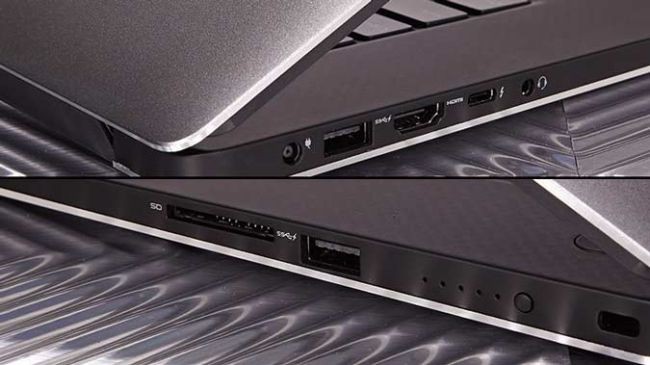 Dell Precision 5510 đã loại bỏ đi cổng kết nối mạng LAN (Ảnh: Laptop Mag) Dell Precision 5510 đã loại bỏ đi cổng kết nối mạng LAN (Ảnh: Laptop Mag)