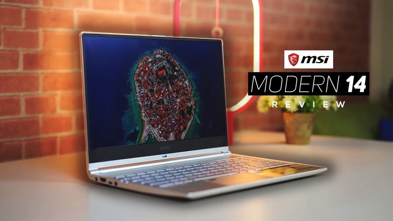 MSI Modern 14 sở hữu thiết kế đậm chất văn phòng (Ảnh: VerTechHD)