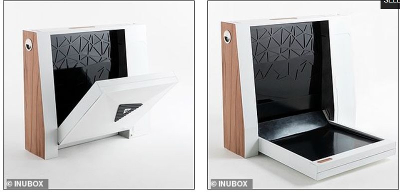 Inubox có một thiết kế tối giản, sang trọng (Ảnh: Daily Mail) Inubox có một thiết kế tối giản, sang trọng (Ảnh: Daily Mail)