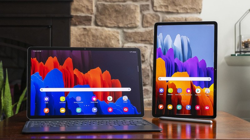 Samsung Galaxy Tab S7 không có tùy chọn tương thích tần số màn hình (Ảnh: The Verge)