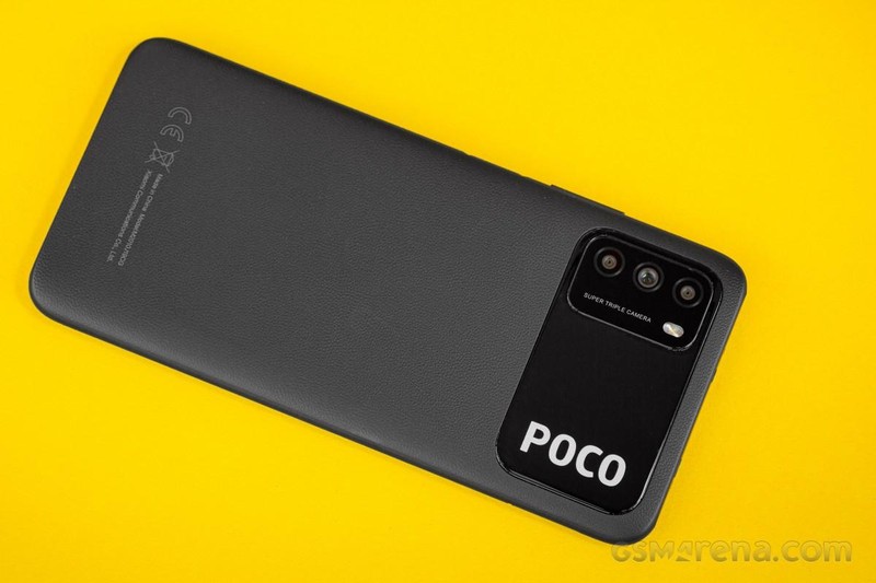Xiaomi POCO M3 sở hữu một thiết kế mặt lưng nổi bật (Ảnh: GSM Arena) Xiaomi POCO M3 sở hữu một thiết kế mặt lưng nổi bật (Ảnh: GSM Arena)