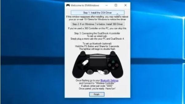 Thiết lập DS4Windows trên máy tính (Ảnh: Tech Radar) Thiết lập DS4Windows trên máy tính (Ảnh: Tech Radar)