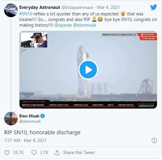 Elon Musk đăng những dòng chia sẻ trên Twitter (Ảnh: The Verge) Elon Musk đăng những dòng chia sẻ trên Twitter (Ảnh: The Verge)