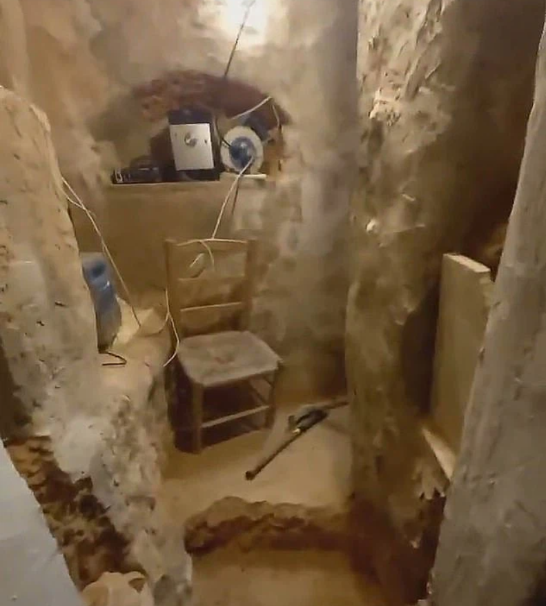 Hình ảnh bên trong căn hầm (Ảnh: Dailymail) Hình ảnh bên trong căn hầm (Ảnh: Dailymail)