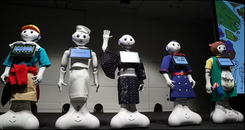 Bất chấp những thất bại, SoftBank Robotics cho biết Pepper vẫn giữu được một số công việc khác, bao gồm dạy trẻ em, đo nhiệt độ tại bệnh viện và tiếp đãi thực khách tại một số quán cà phê ở Tokyo (Ảnh: Daily Mail)