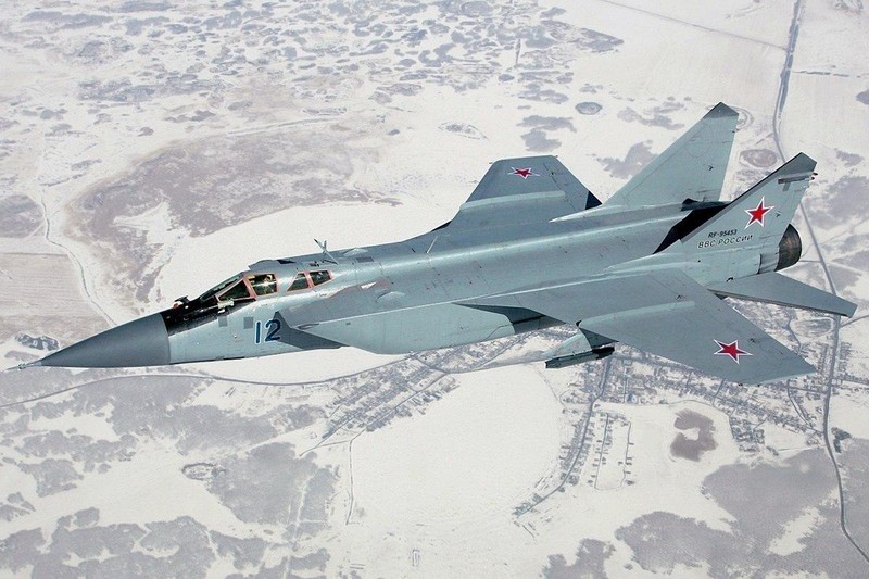 Tiêm kích MiG-31 (Ảnh: Wikipedia) Tiêm kích MiG-31 (Ảnh: Wikipedia)