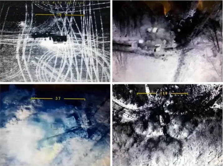 Các lực lượng Ukraine nói rằng máy bay không người lái Bayraktar của họ đã bắn hạ nhiều phương tiện bọc thép của Nga (Ảnh: Business Insider) Các lực lượng Ukraine nói rằng máy bay không người lái Bayraktar của họ đã bắn hạ nhiều phương tiện bọc thép của Nga (Ảnh: Business Insider)