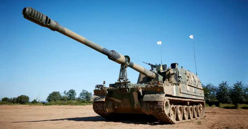 Pháo tự hành K9A1 do công ty Hanwha Defense của Hàn Quốc chế tạo (Ảnh: The Drive)